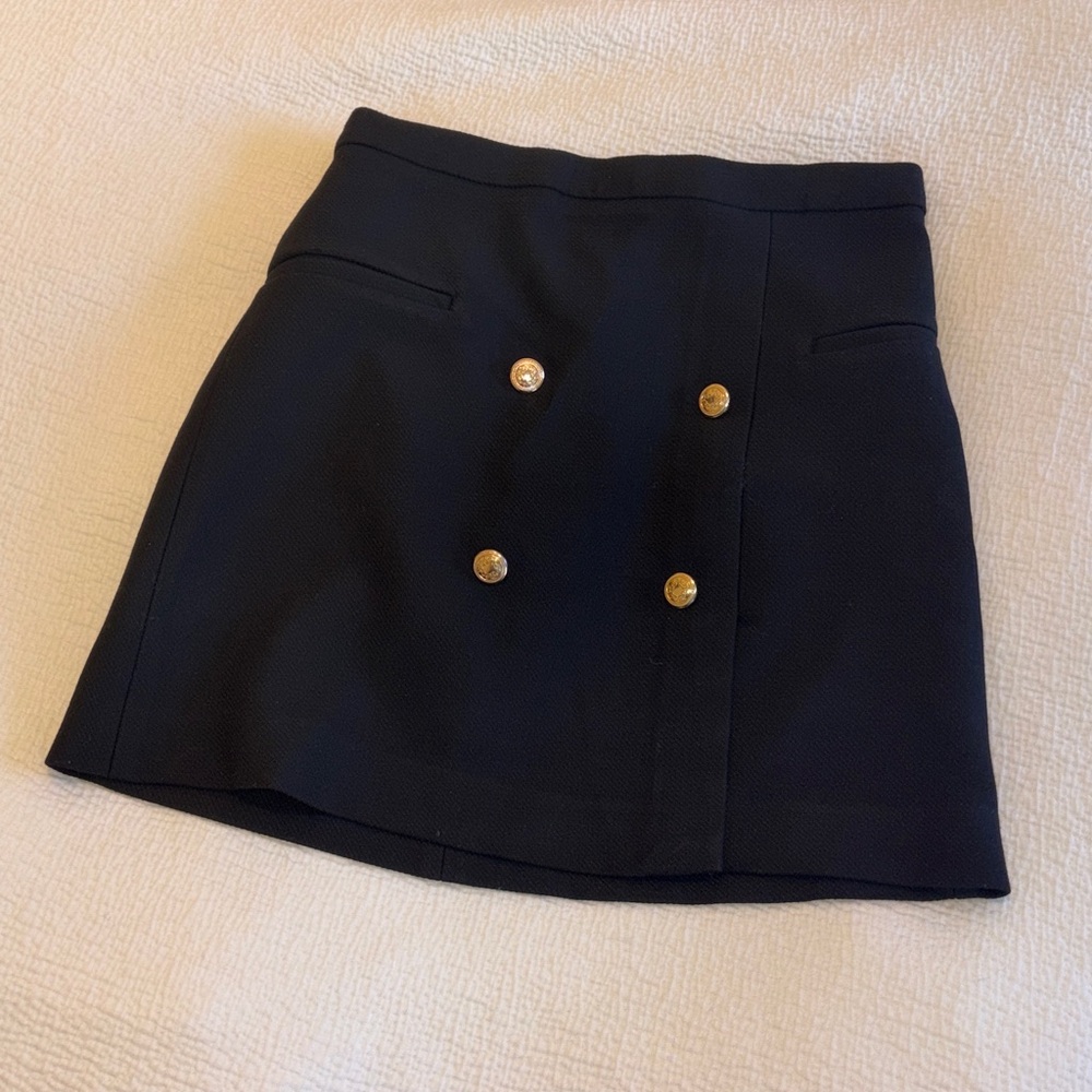 Worn once black mini skirt Pink